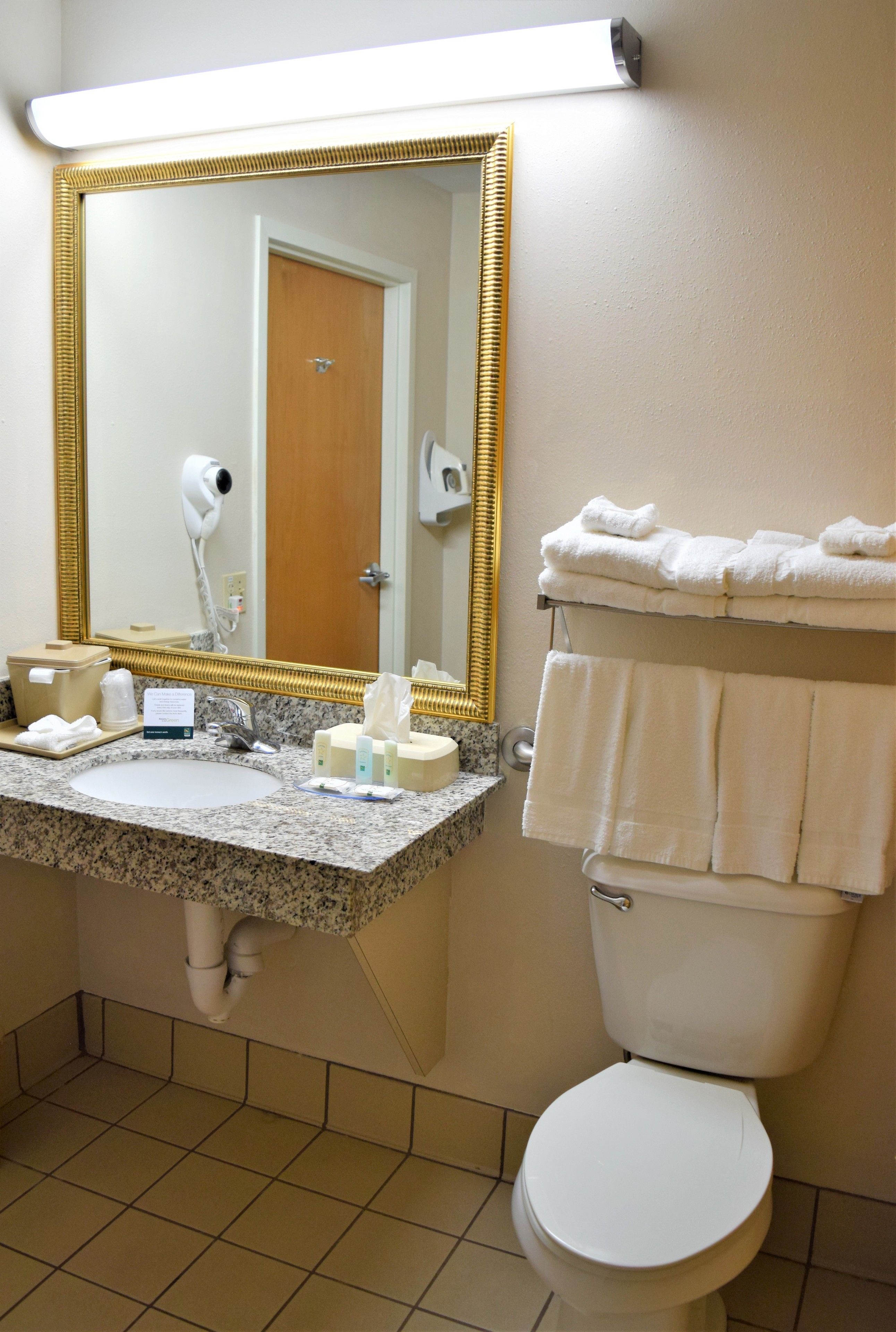 standard room, 2 queen beds, non smoking | bathroom | combined shower/bathtub, free toiletries, hair dryer, towels