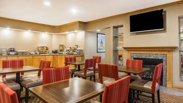 Free daily self-serve breakfast