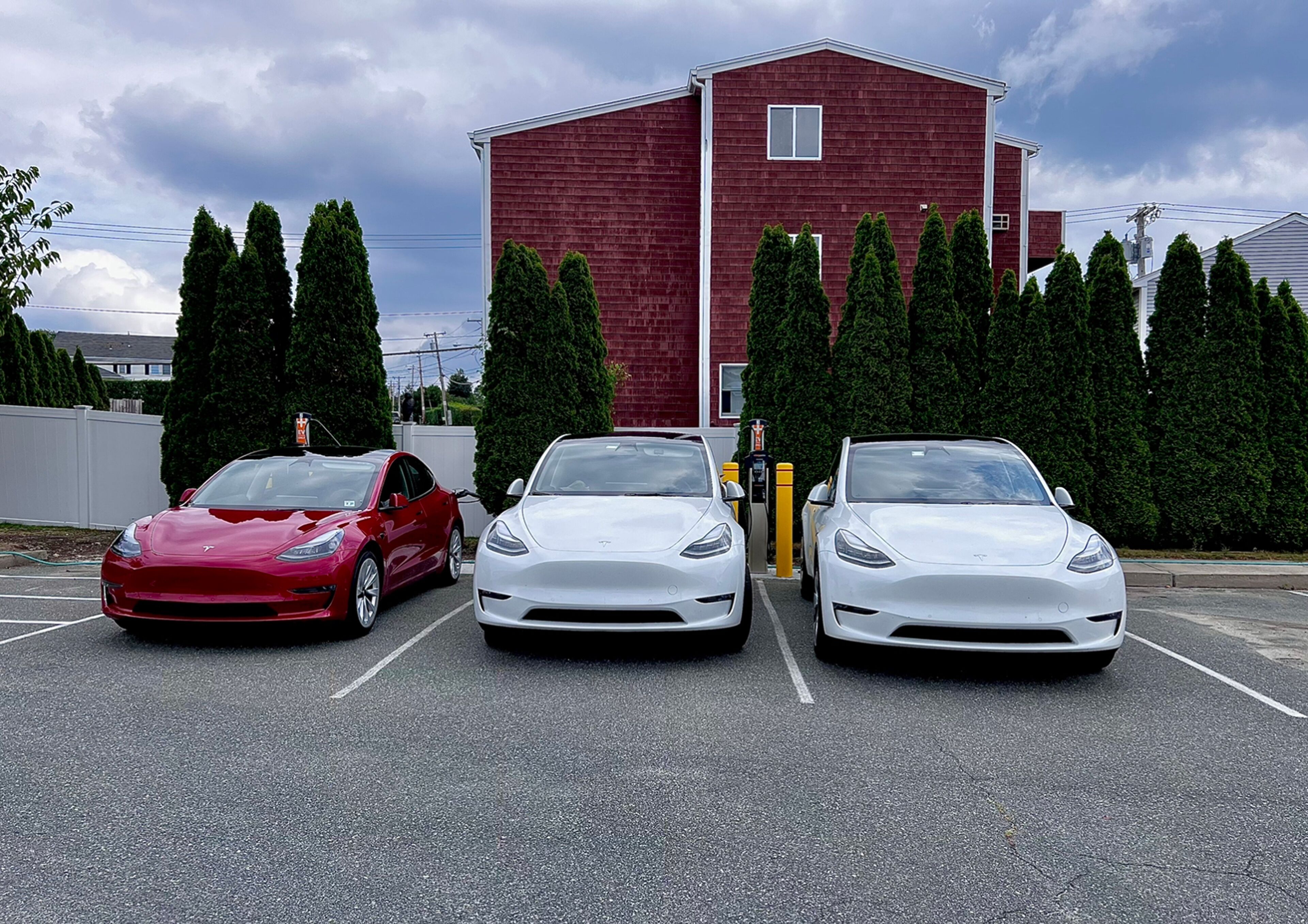 Electric vehicle-charging station
