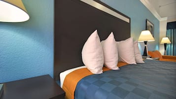 Pillowtop beds, free WiFi