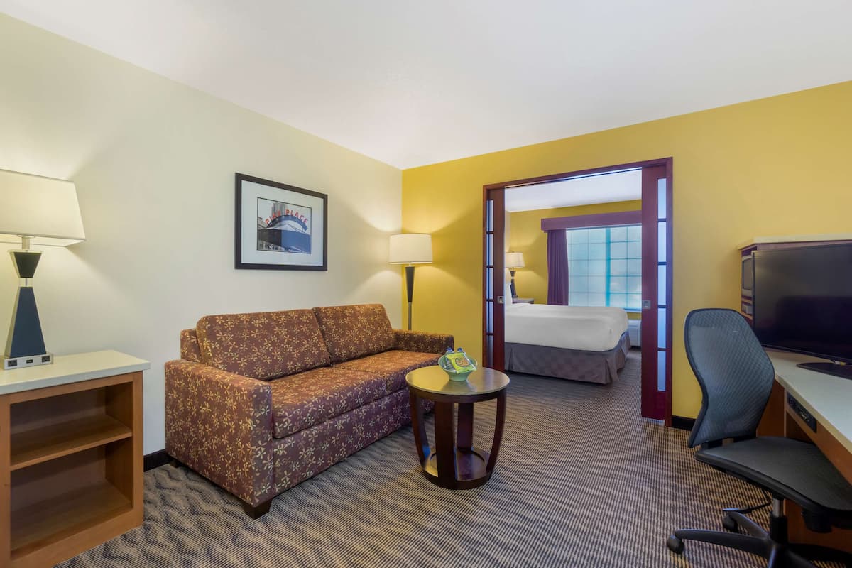 Suite, 1 King Bed, Non Smoking, Refrigerator & Microwave (with Sofabed) | In-room safe, desk, iron/ironing board, WiFi