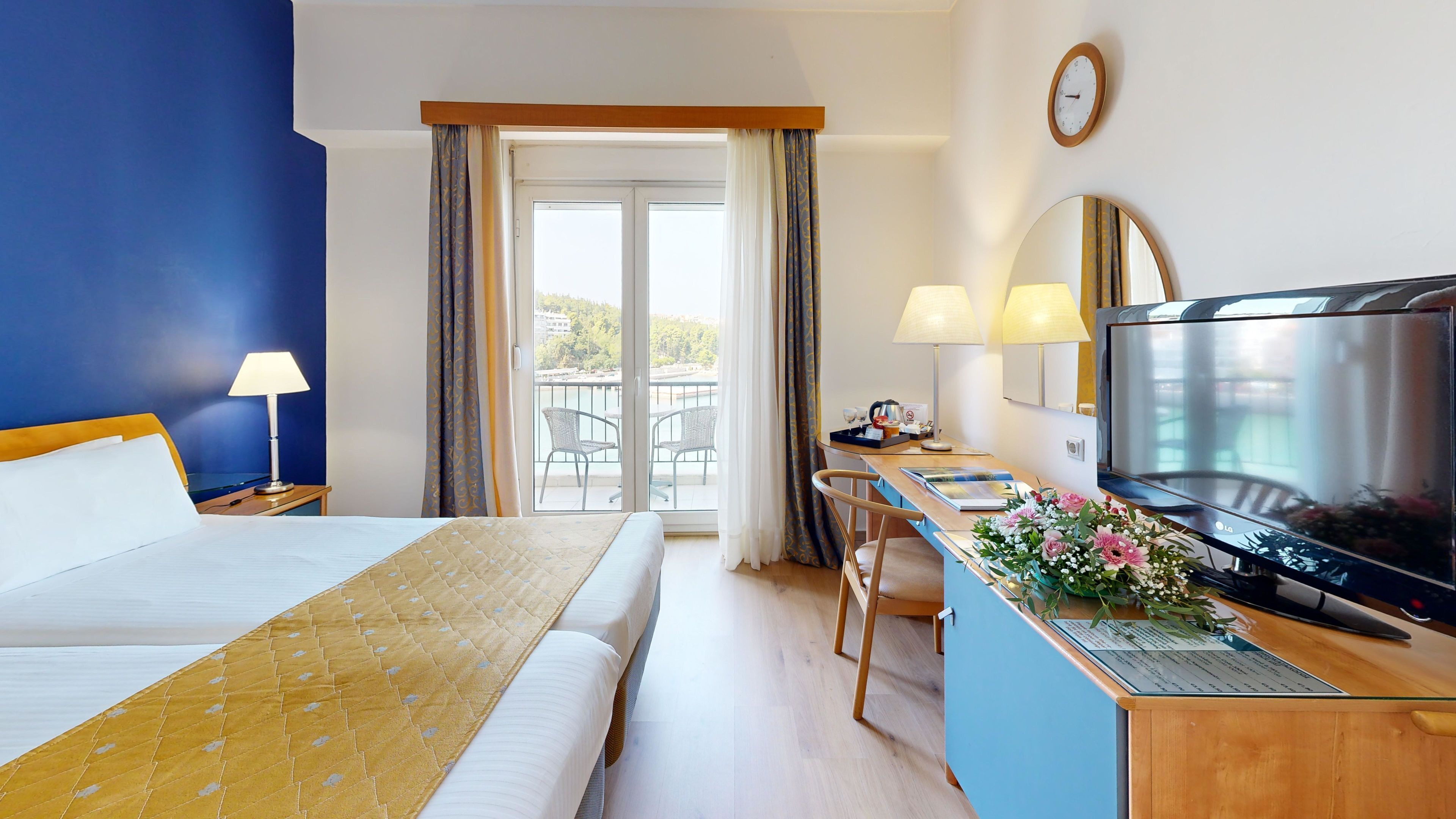 經典雙床房, 海景 | 迷你吧、房內夾萬、書桌、手提電腦工作空間