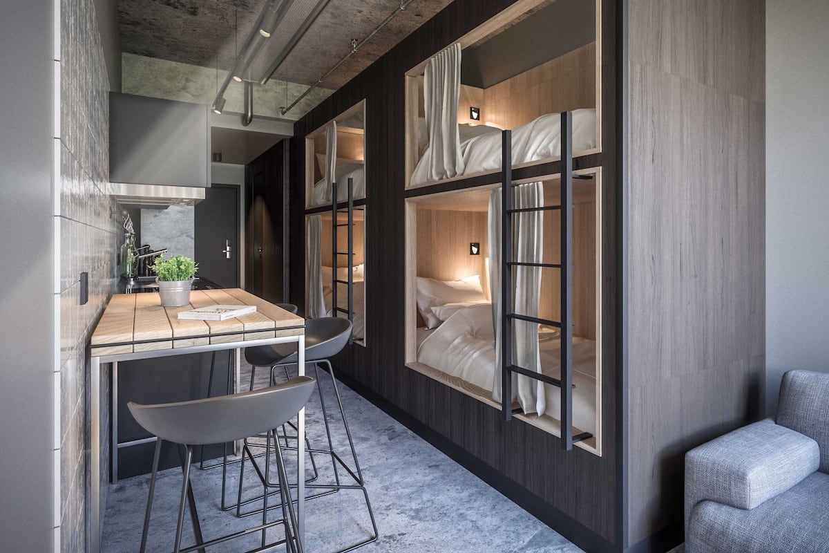 Family Studio Apartment Medium | Privat køkken
