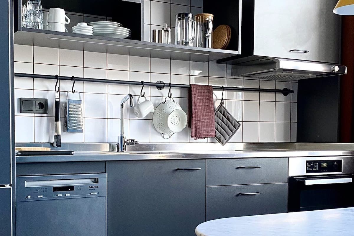 hypo-allergenic bedding, desk, blackout curtains, soundproofing