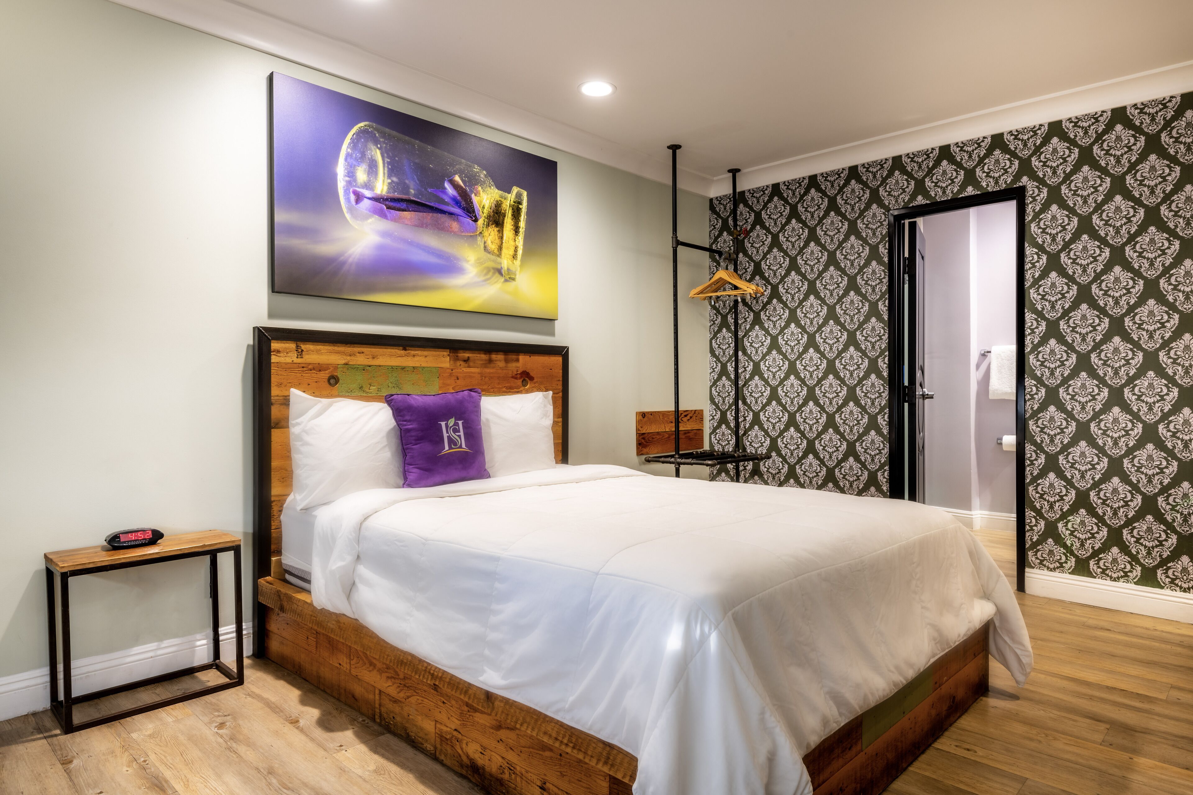 In-room safe, desk, iron/ironing board, free cribs/infant beds