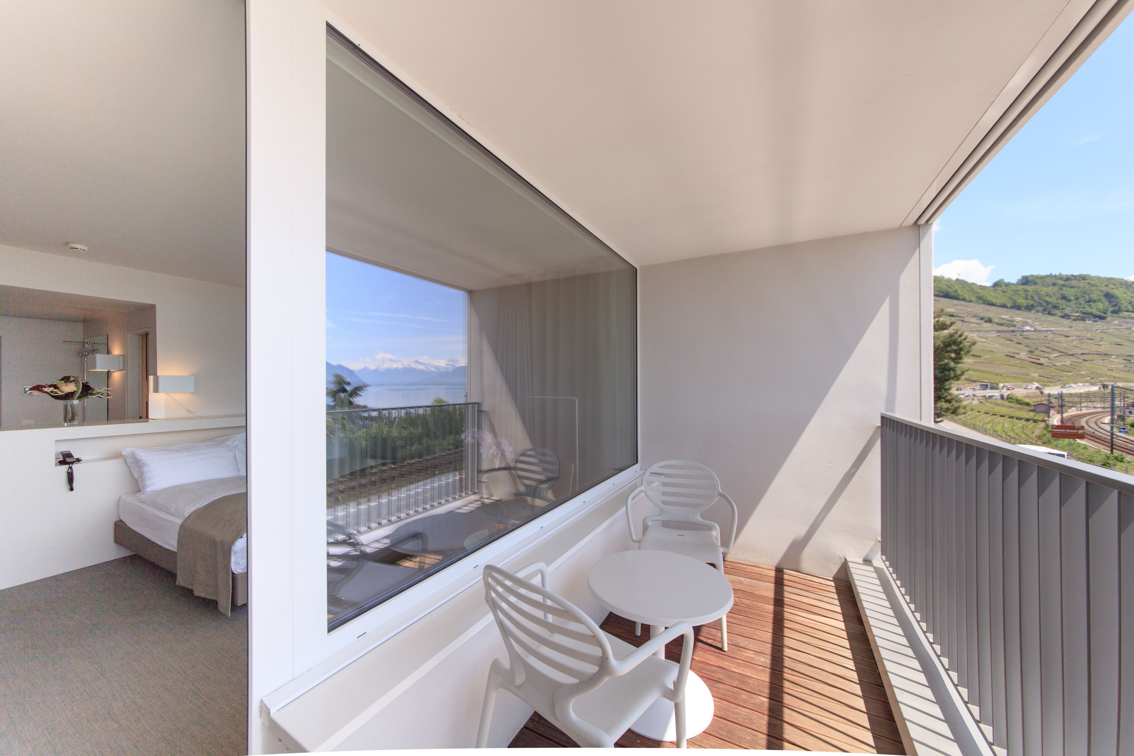 Pemandangan balkon