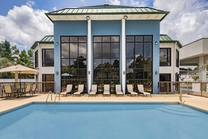 Seasonal outdoor pool