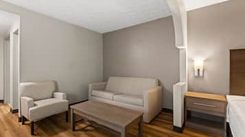 Desk, iron/ironing board, free WiFi, bed sheets