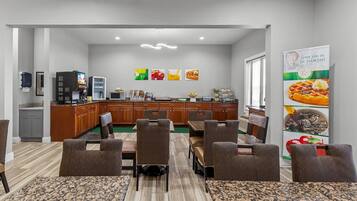Free buffet breakfast
