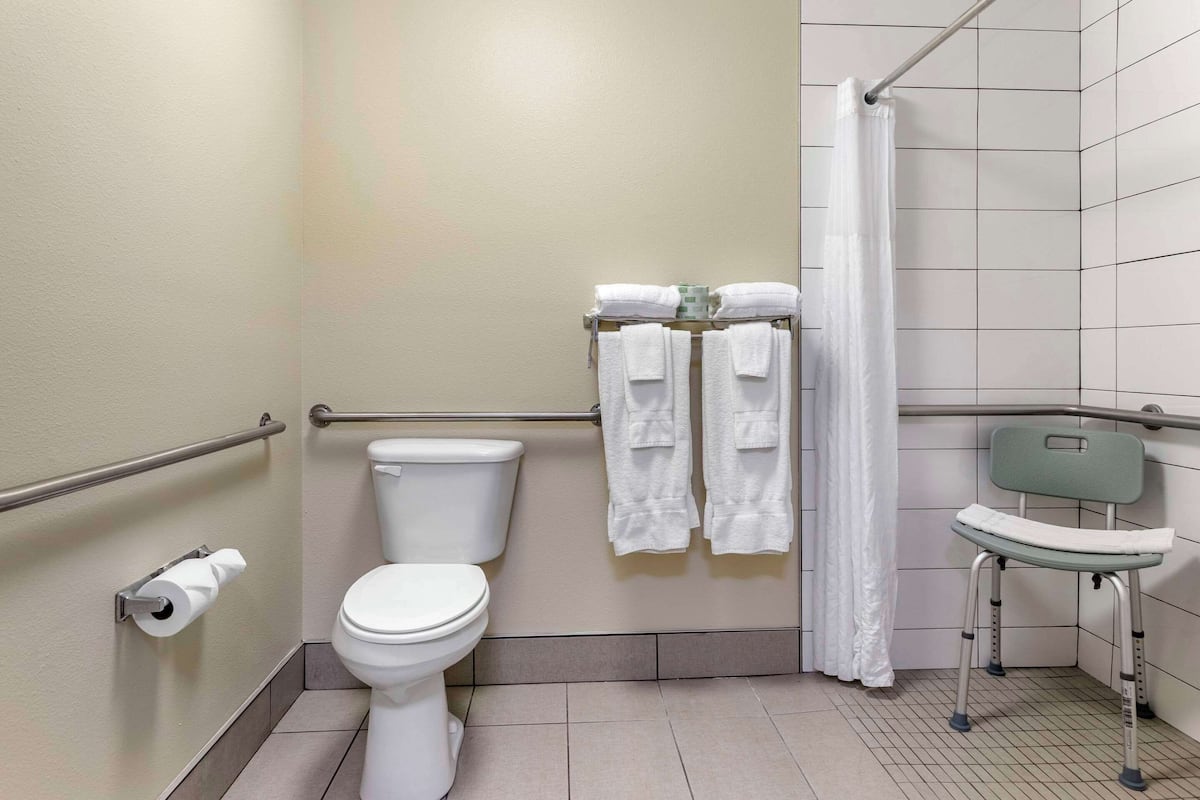 Suite, 1 King-Bett, barrierefrei, Nichtraucher | Hochwertige Bettwaren, Schreibtisch, Bügeleisen/Bügelbrett