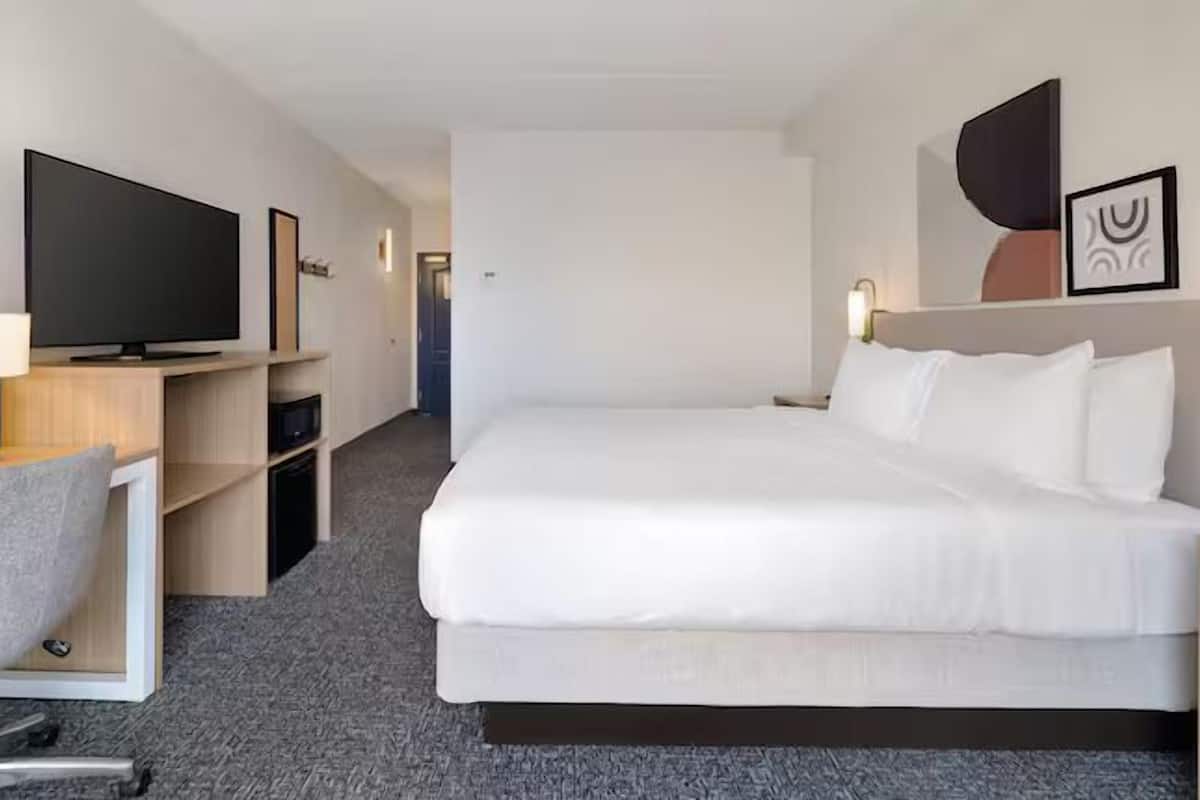 Room, 1 King Bed | Desk, blackout curtains, iron/ironing board (on request)