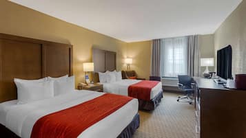 Standard Room, 2 Queen Beds, Non Smoking | Premium bedding, pillowtop beds, in-room safe, individually furnished