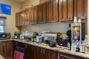 Free buffet breakfast