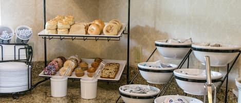 Free buffet breakfast