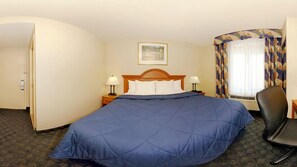 In-room safe, iron/ironing board, alarm clocks