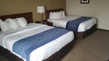 Iron/ironing board, free WiFi, bed sheets, alarm clocks