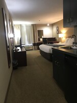 Suite, 1 King Bed, Non Smoking, Hot Tub | In-room safe, blackout drapes, iron/ironing board