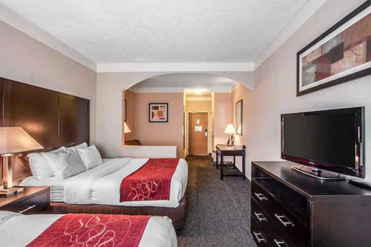 In-room safe, desk, blackout drapes, iron/ironing board