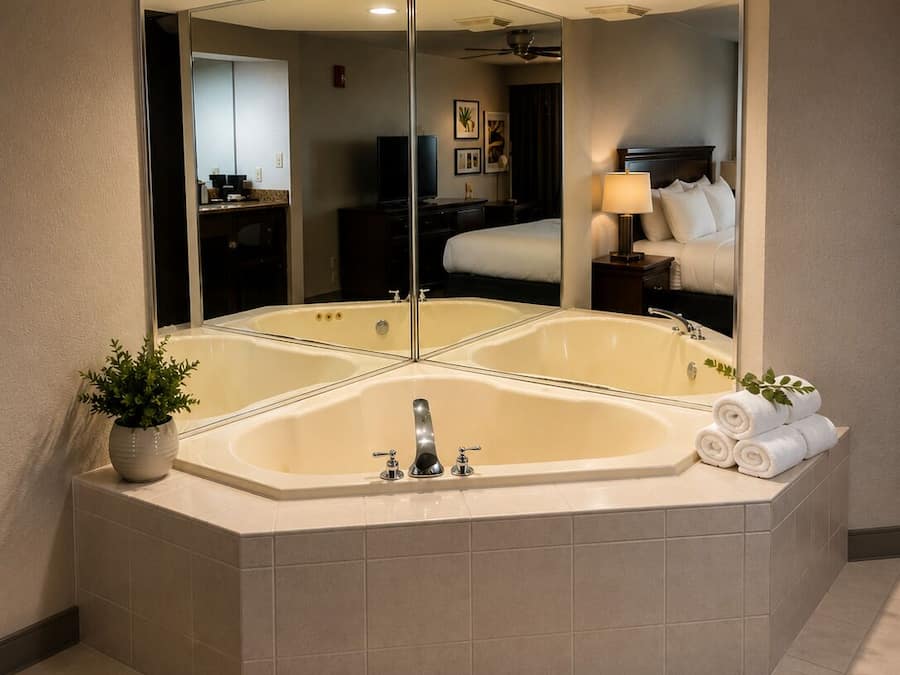Suite, 1 très grand lit, non-fumeur, bain à remous
