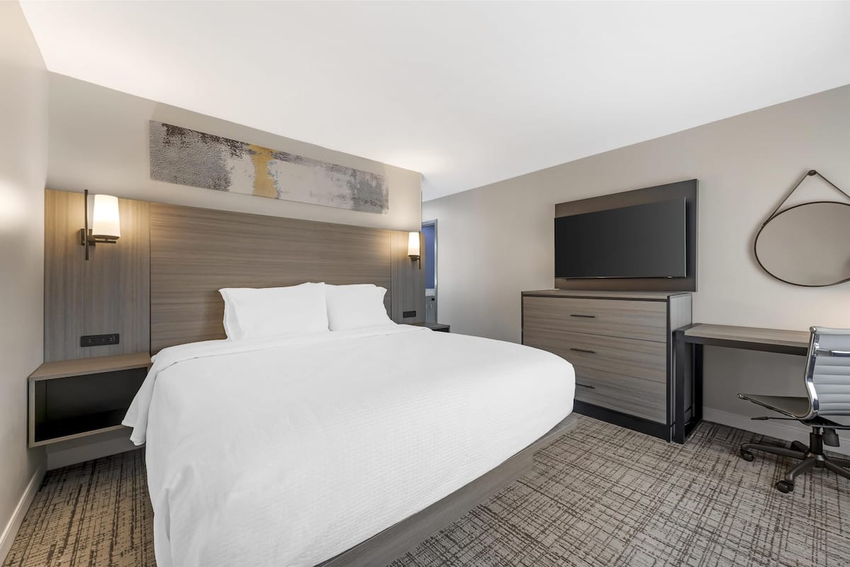 Suite, 1 cama King size, para no fumadores (with Single Sofabed) | Escritorio, tabla de planchar con plancha, cunas y wifi gratis