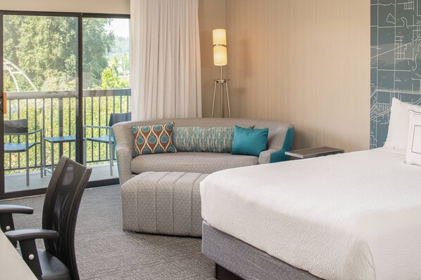 Deluxe Room, Multiple Beds | In-room safe, desk, laptop workspace, iron/ironing board