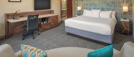 Room, 1 King Bed | In-room safe, desk, laptop workspace, iron/ironing board