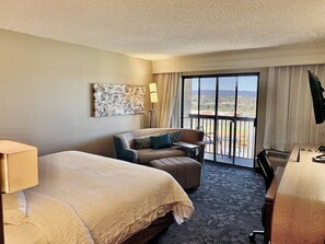 1 bedroom, desk, laptop workspace, blackout drapes