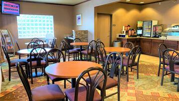 Free daily on-the-go breakfast