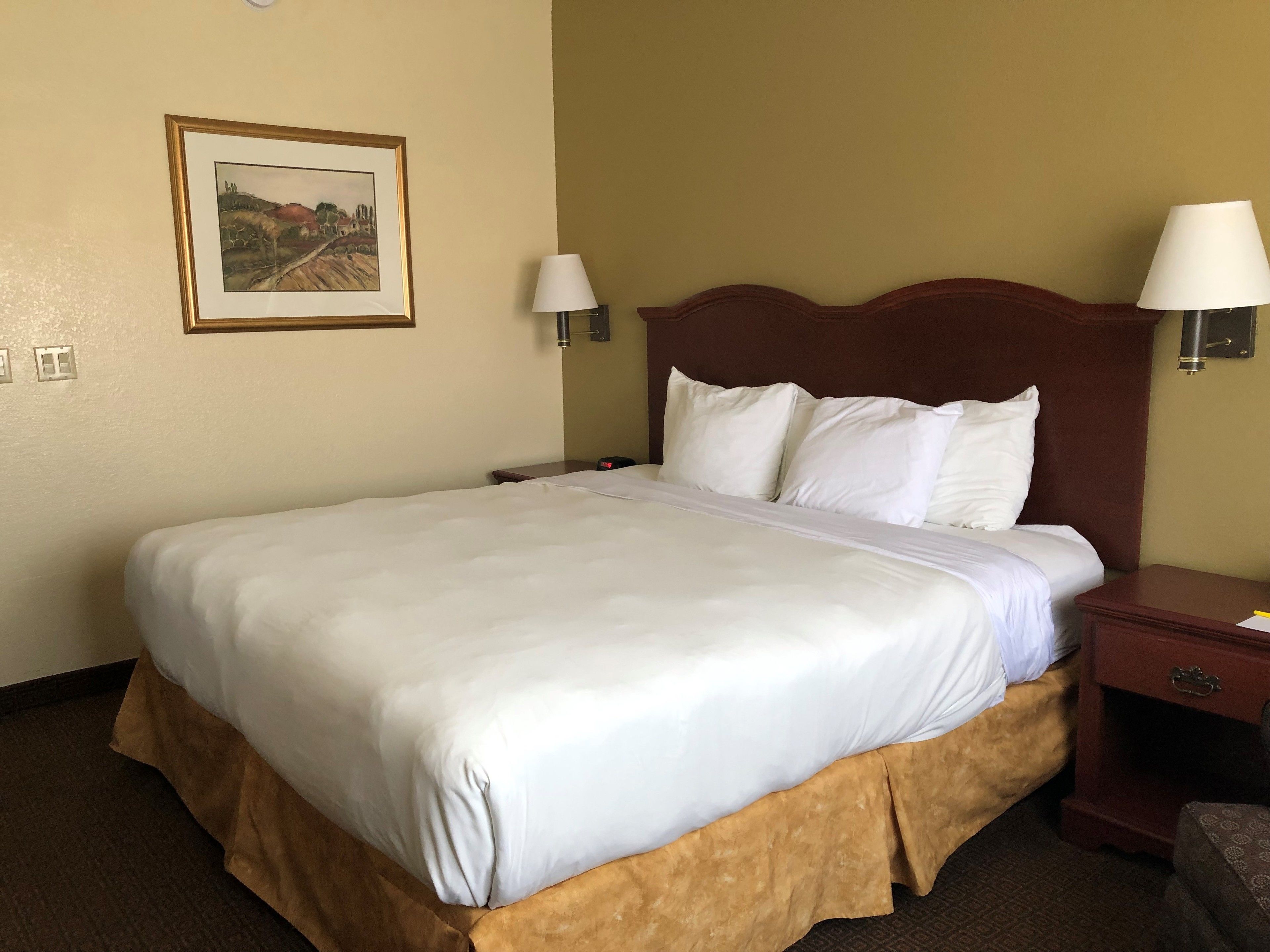 In-room safe, desk, laptop workspace, blackout drapes