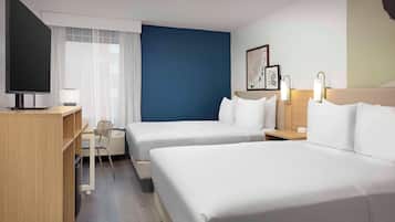 Chambre, 2 grands lits