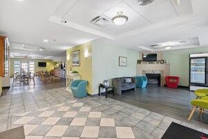 Sala de estar en el lobby