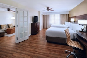 Suite, 1 Bedroom, Balcony | Premium bedding, pillowtop beds, desk, laptop workspace