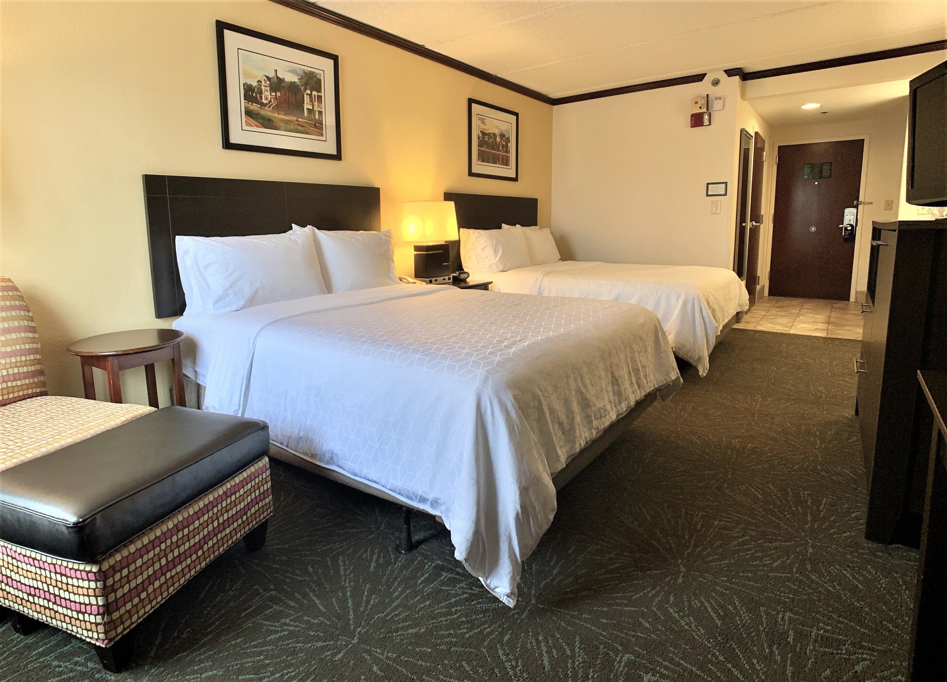 In-room safe, desk, laptop workspace, blackout drapes