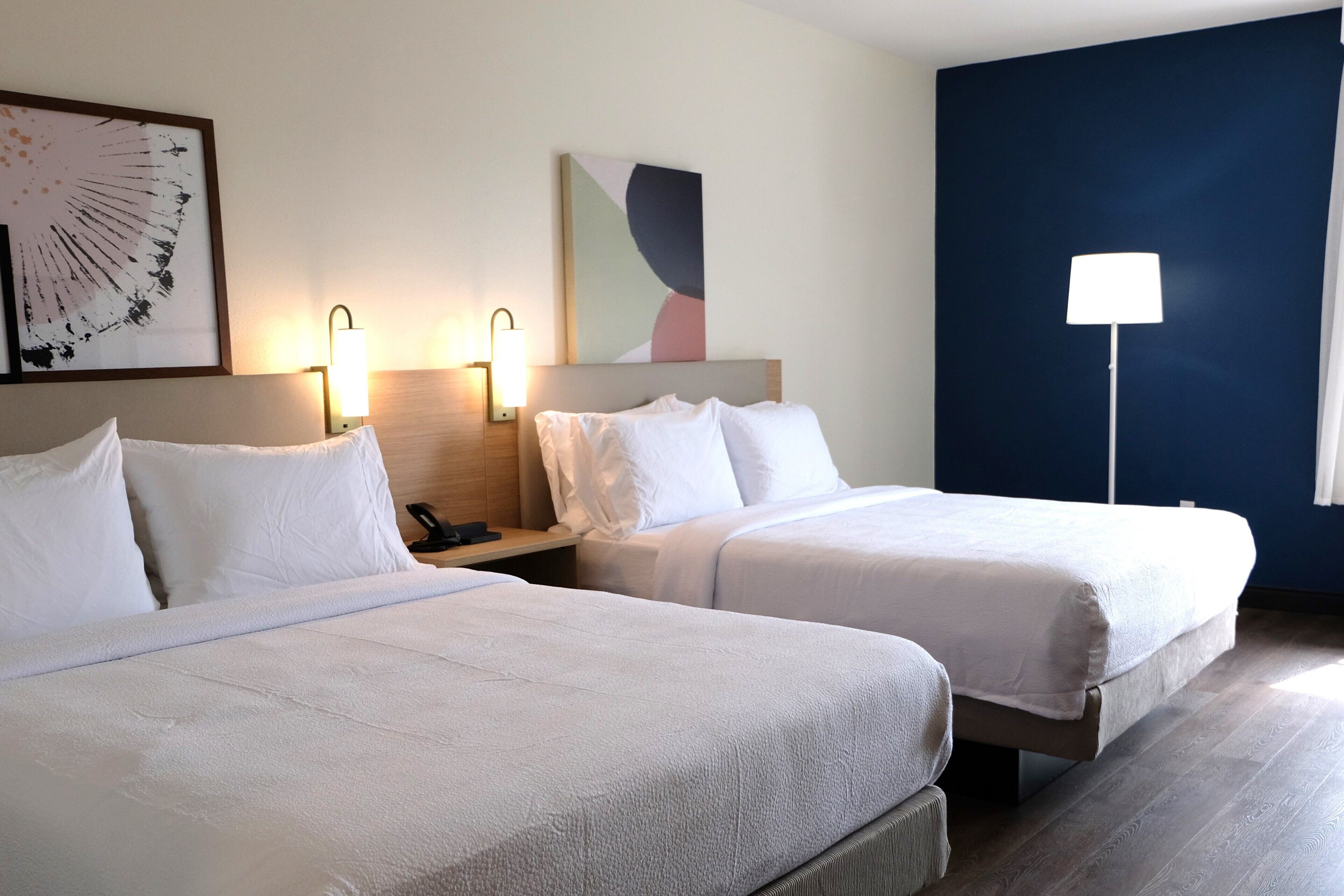 room, 2 queen beds | in-room safe, desk, blackout curtains, iron/ironing board