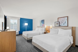 Room, 2 Queen Beds | In-room safe, desk, blackout drapes, iron/ironing board - Spark by Hilton North Little Rock (North Little Rock)