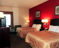 Individually furnished, desk, laptop workspace, iron/ironing board