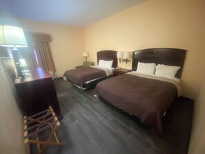 Standard Room, 2 Queen Beds, Non Smoking | Individually furnished, desk, laptop workspace, iron/ironing board - Truckerz Inn (Jacksonville)