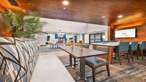 Free daily buffet breakfast