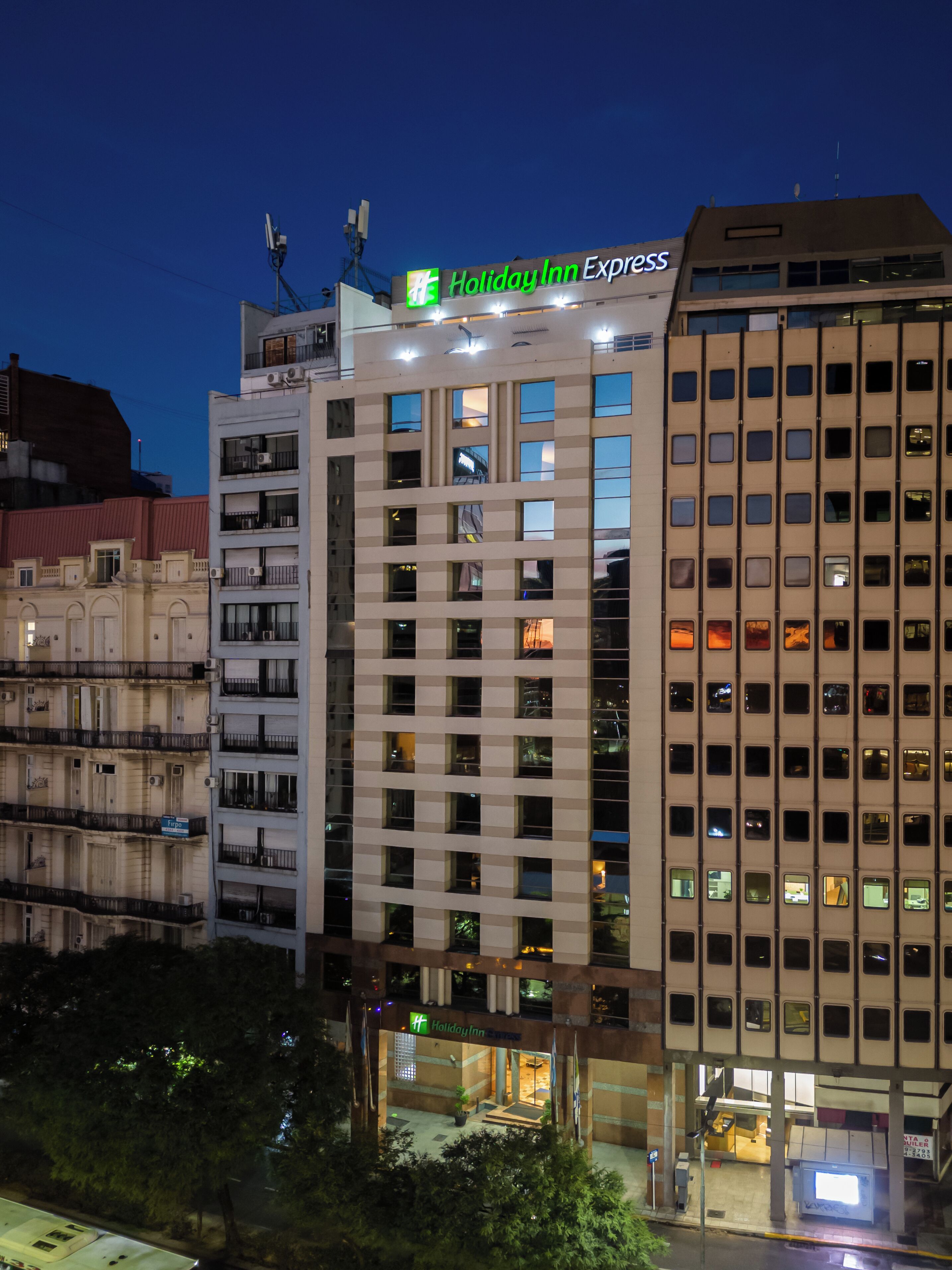 front of property – evening/night