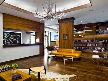 Lobby at Gild Hall, a Thompson Hotel, part of Hyatt