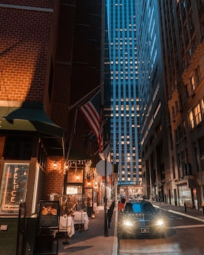 Front of property – evening/night