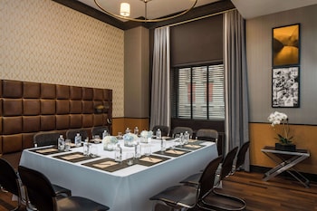 Meeting space at Gild Hall, A Thompson Hotel, by Hyatt