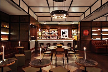 Wine bar at Gild Hall, A Thompson Hotel, by Hyatt