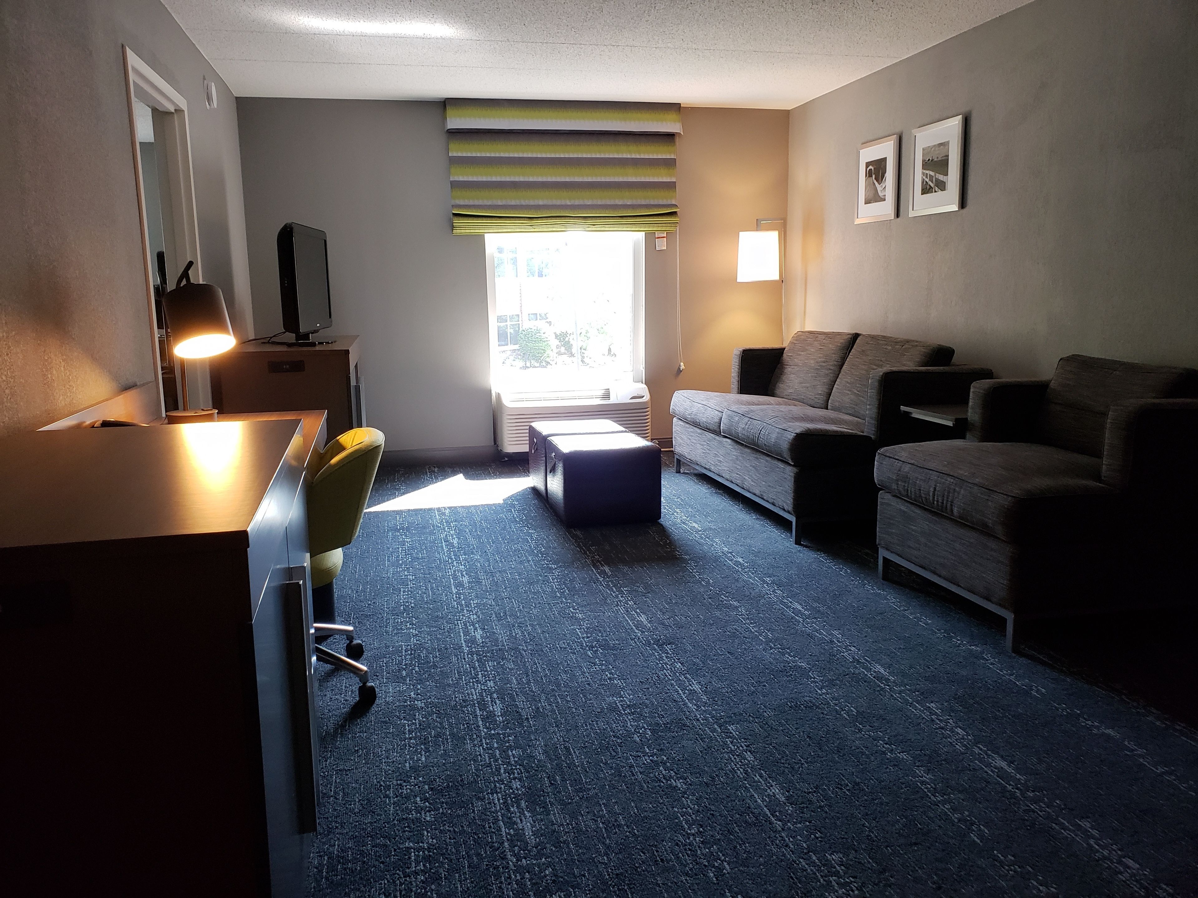 suite, 2 double beds, non smoking | premium bedding, desk, iron/ironing board, wifi
