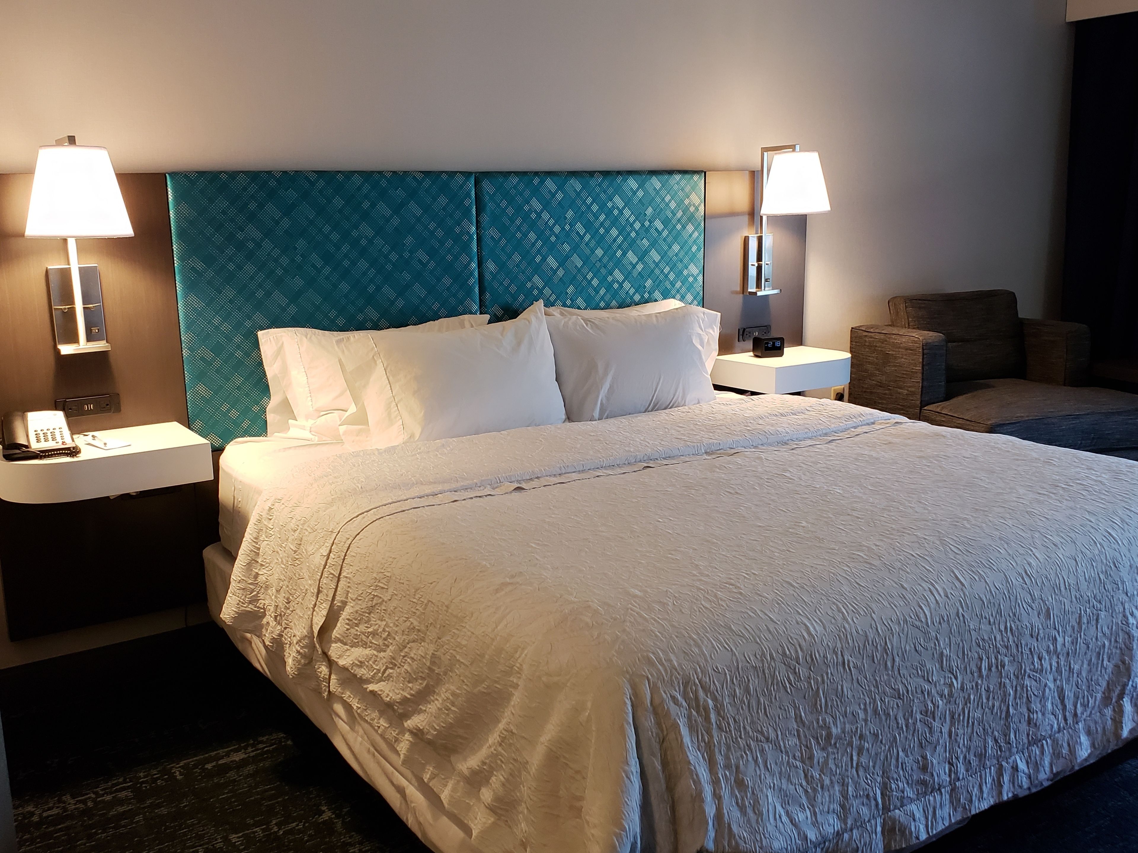 one king bed non smoking | premium bedding, desk, iron/ironing board, wifi