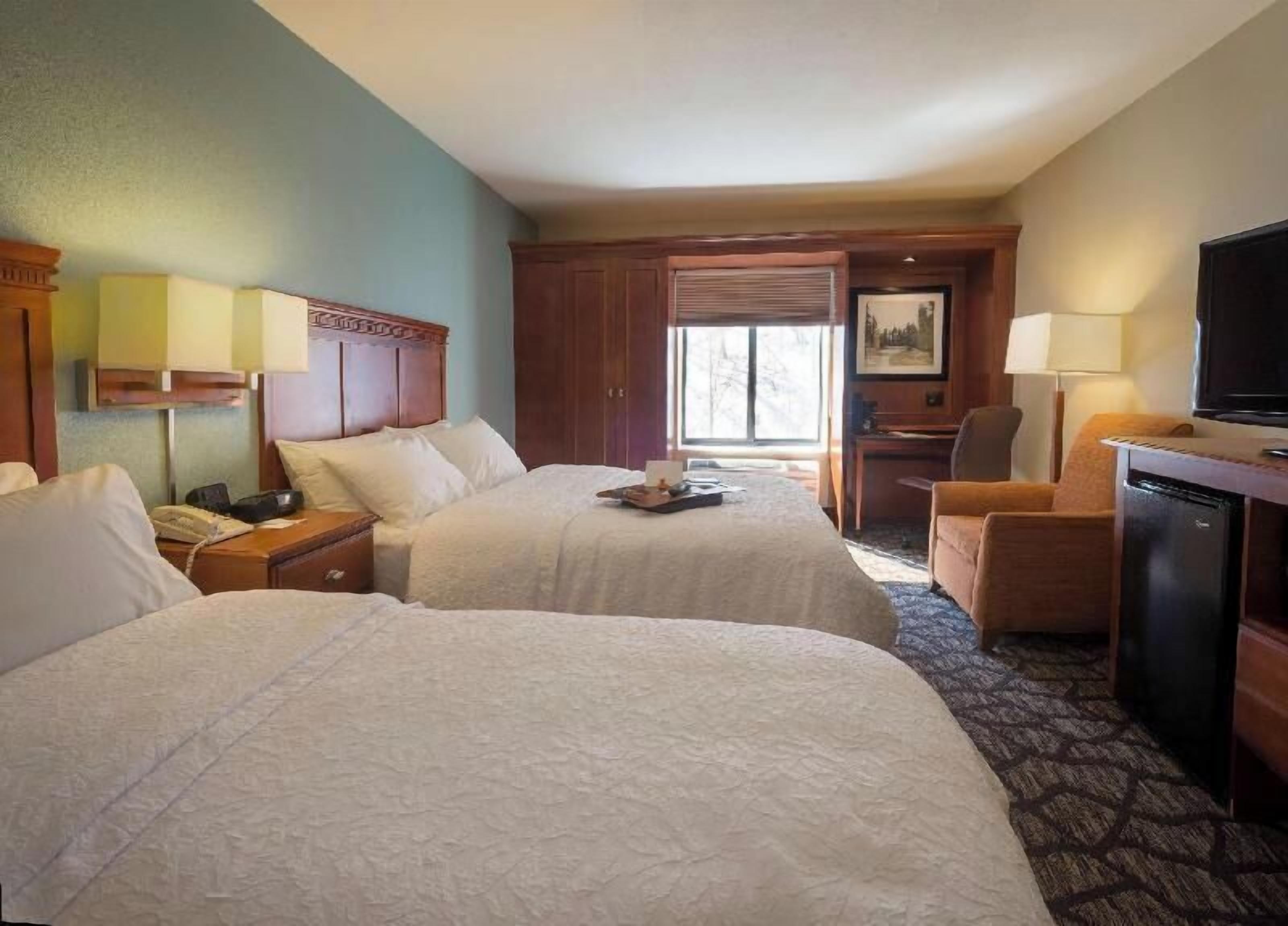 Blackout drapes, iron/ironing board, free cribs/infant beds, free WiFi