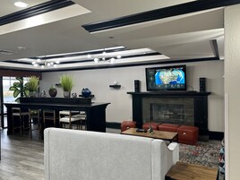 Sala de estar en el lobby