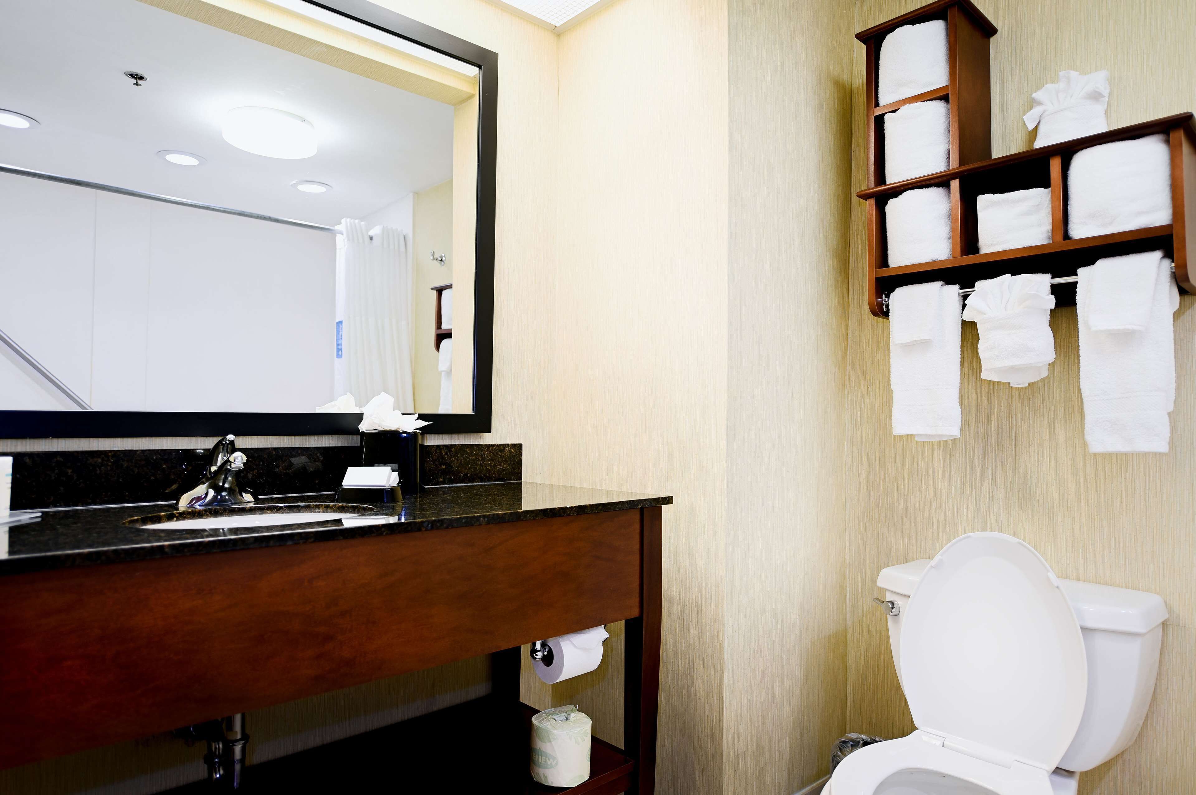 classic room, 1 king bed, accessible, bathtub (mobility room - tub) | bathroom | free toiletries, hair dryer, towels