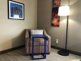 50-inch flat-screen TV with cable channels, TV