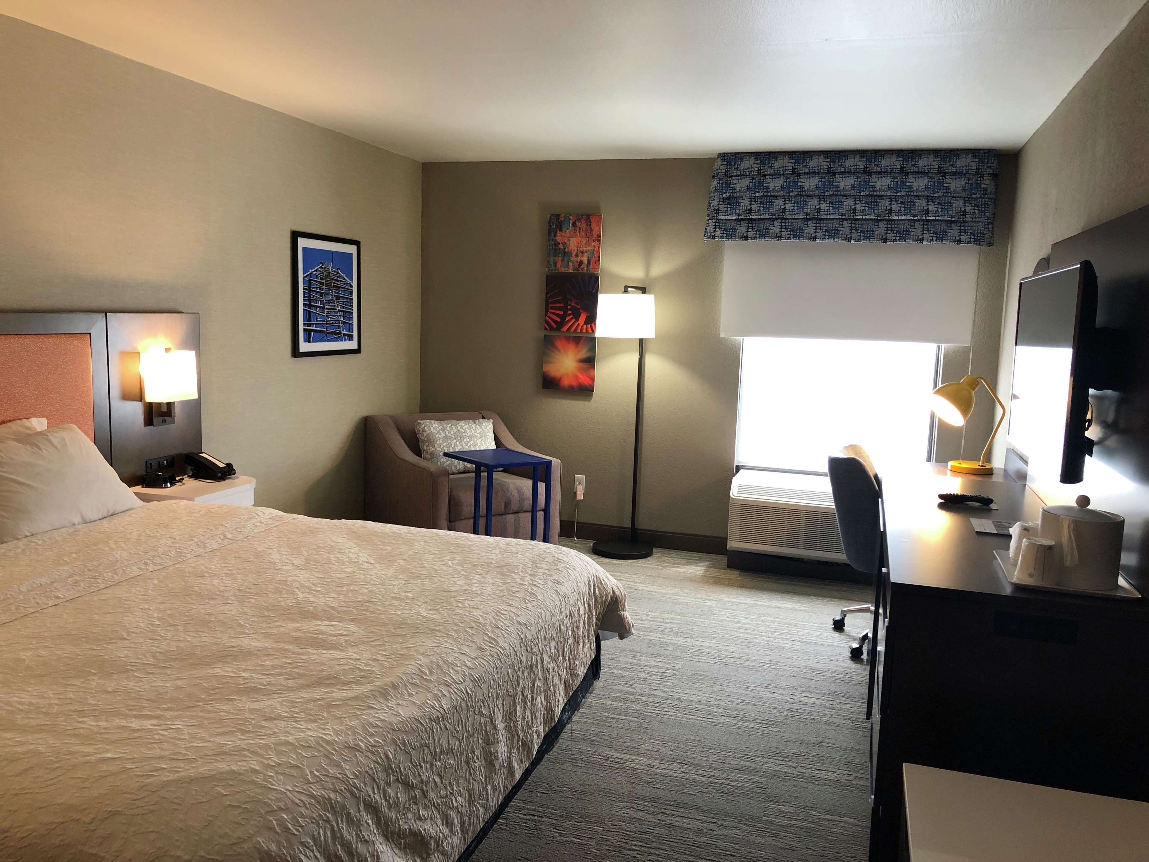 room, 1 king bed, non smoking | desk, laptop workspace, blackout curtains, iron/ironing board